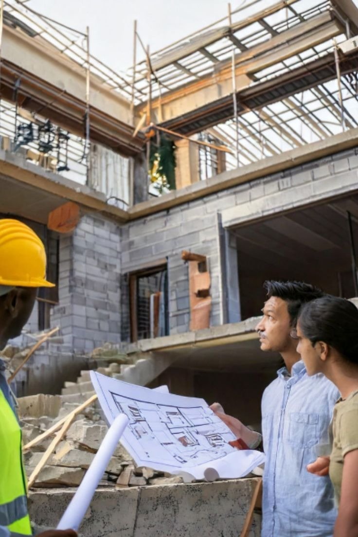Simfy Homes construction site — precision residential construction process, Hyderabad