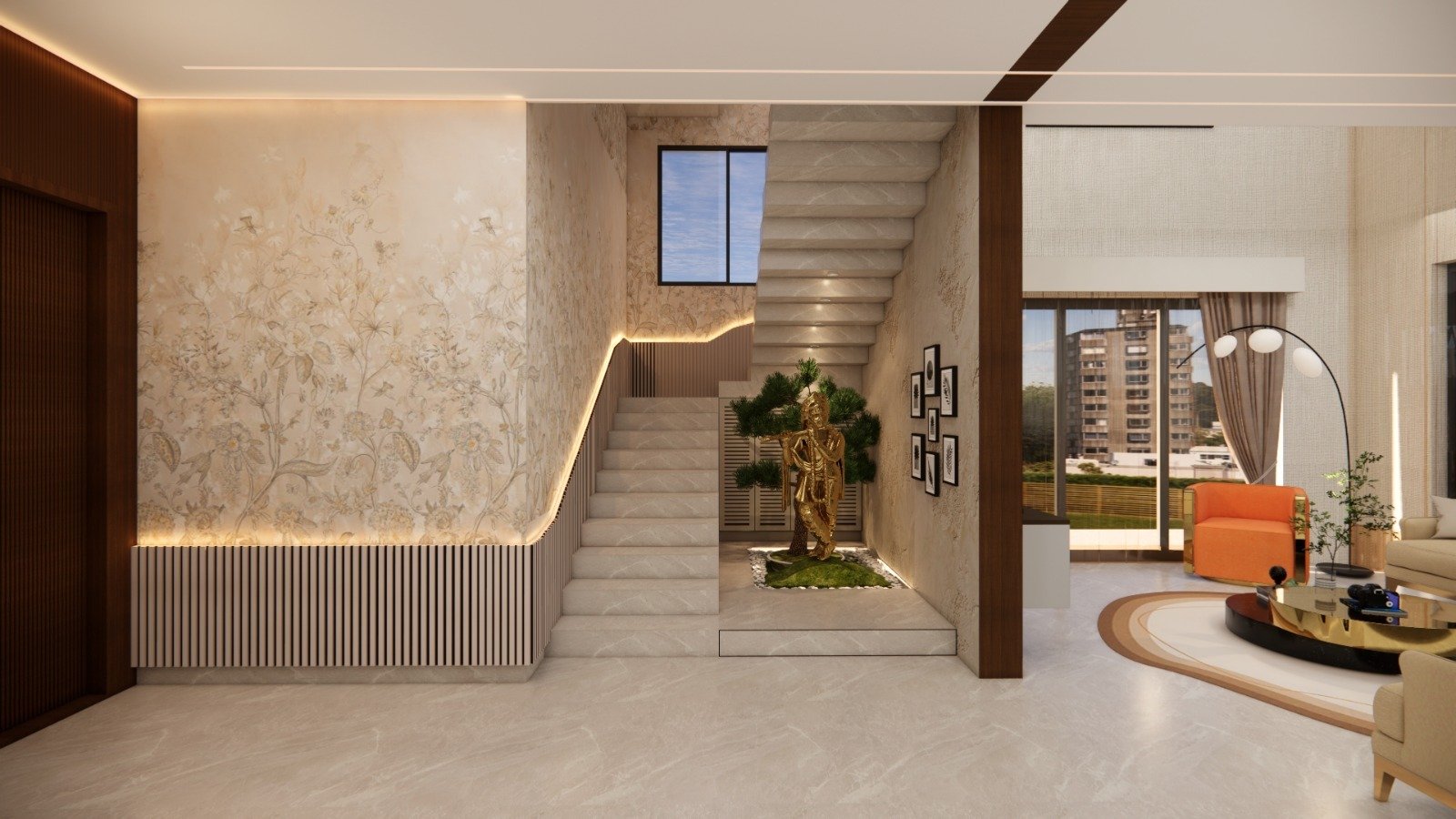 Kingston Park — premium residential complex by Simfy Homes, Hyderabad. Turnkey construction and interior execution.